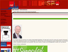 Tablet Screenshot of ortsverein-eckersbach.spd-zwickau.de